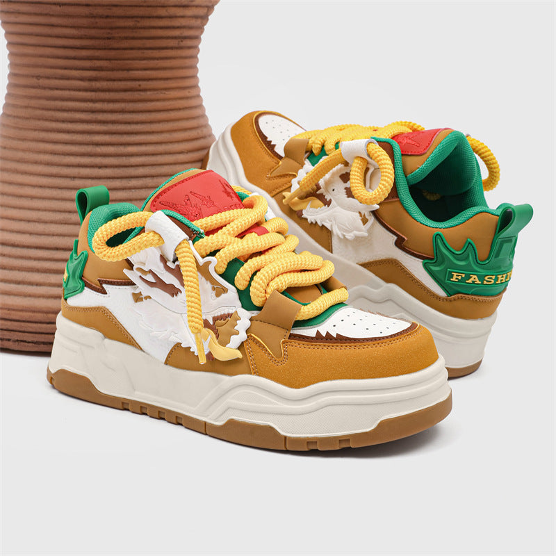 Men's Niche Homemade National Fashion Versatile Sports Sneakers
