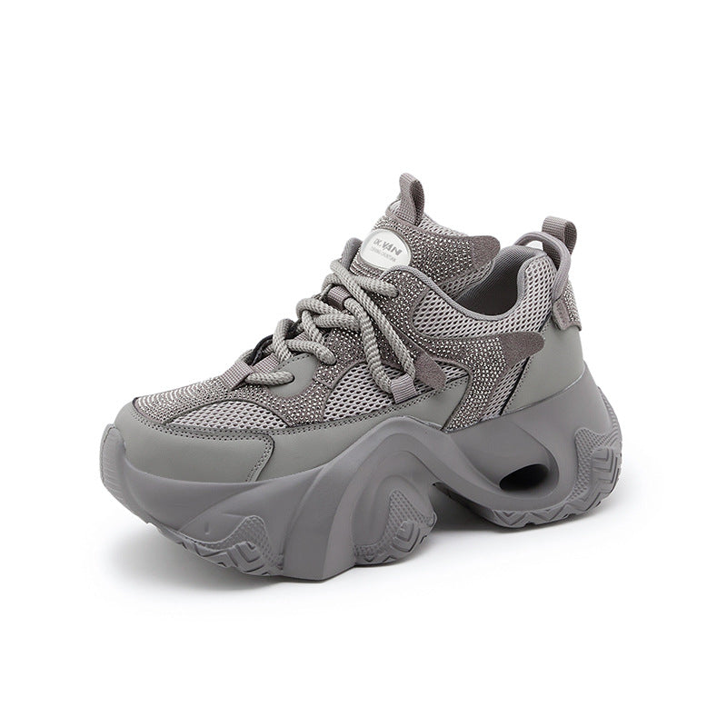 Women's European Goods Mesh Breathable Clunky Fashion Summer Sneakers