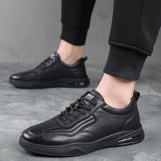Men's Extra Large Size Autumn Business Thin Leather Shoes
