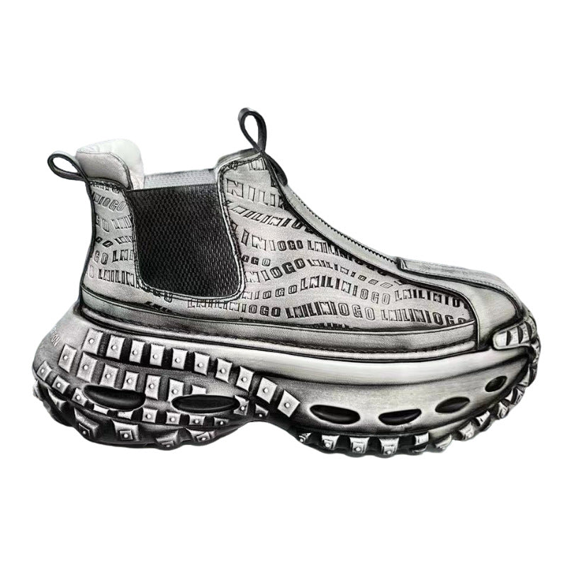 Men's Daddy Autumn Thick Bottom Fashion Height Casual Shoes