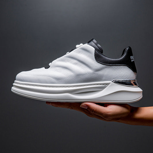 Men's Oversized Spring Platform Fashion White Korean Casual Shoes
