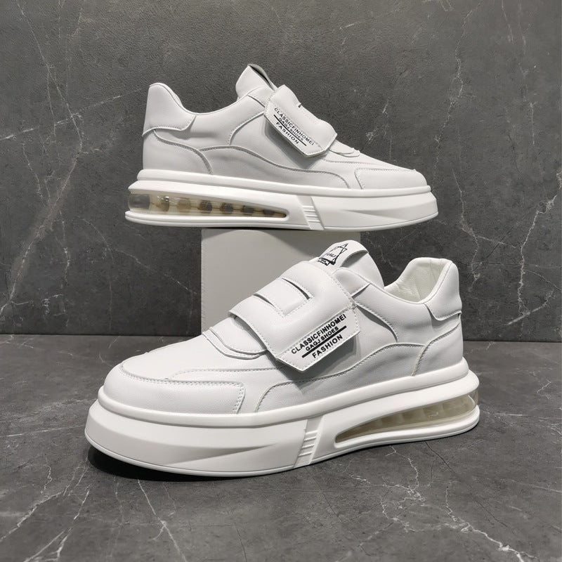 Men's Board Fashion Air Cushion White Platform Sneakers