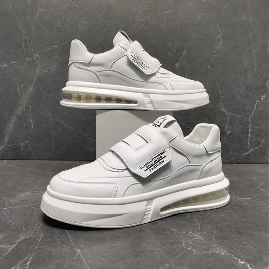 Men's Board Fashion Air Cushion White Platform Sneakers