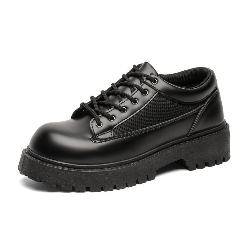 Men's Trend Good-looking Style British Low Top Leather Shoes