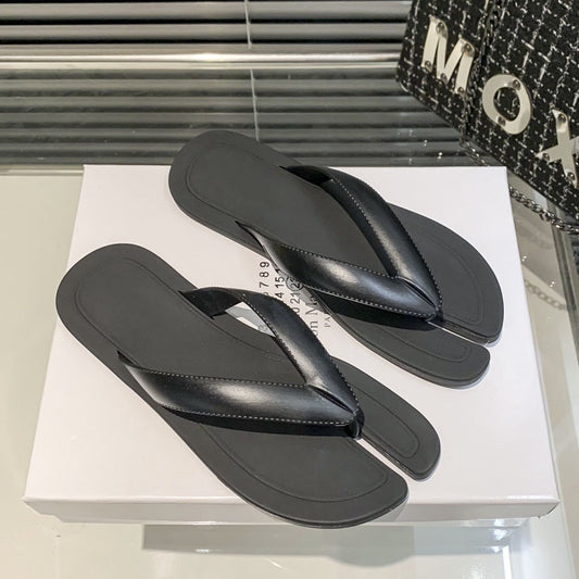 Women's Summer Fashion Couple Flat Open Finger Sandals