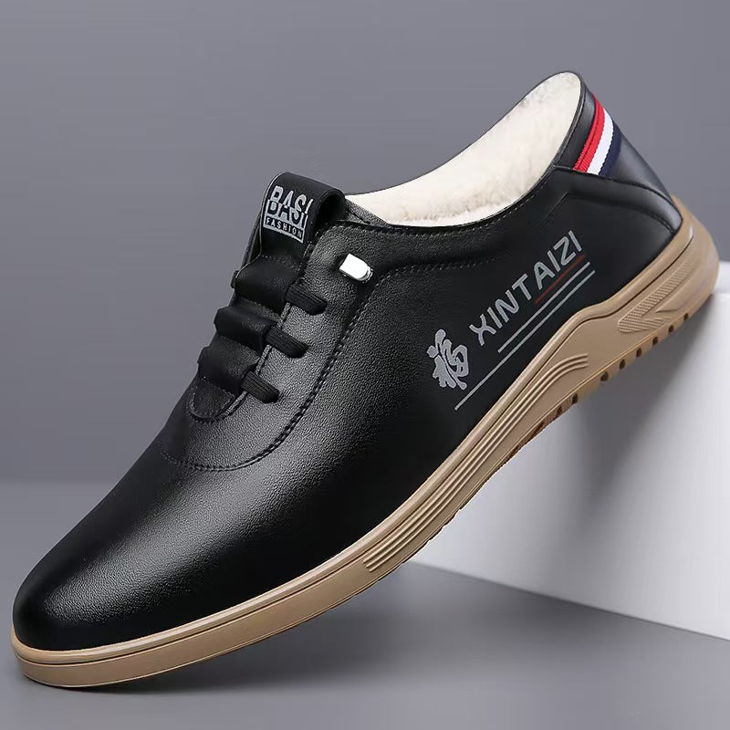 Men's White Springtide Flow Fashion Slip-on Soft Loafers
