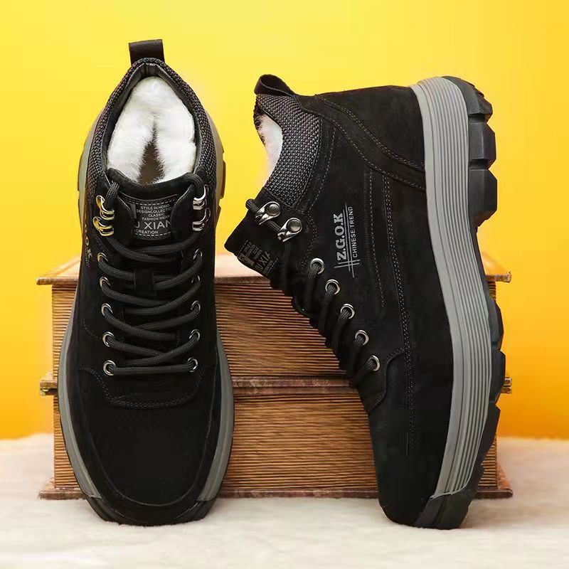 Men's Cotton Winter Plus Veet Thick British Men's Shoes