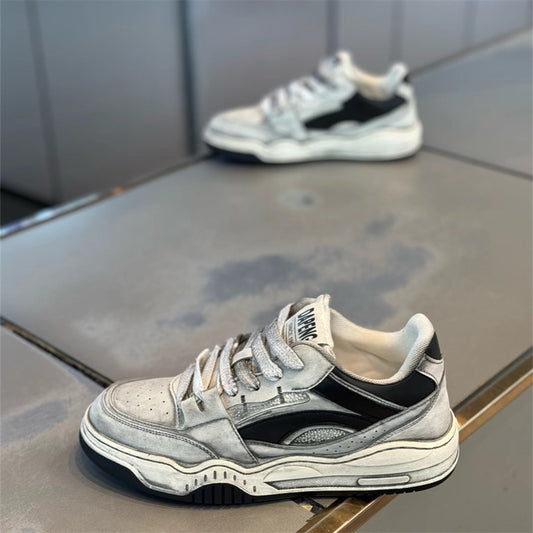 Autumn Retro Distressed Lightweight Breathable Fashion Sneakers