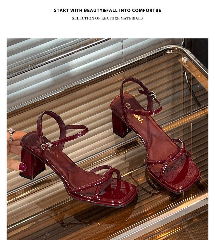 High Summer French Style Temperament With Heels
