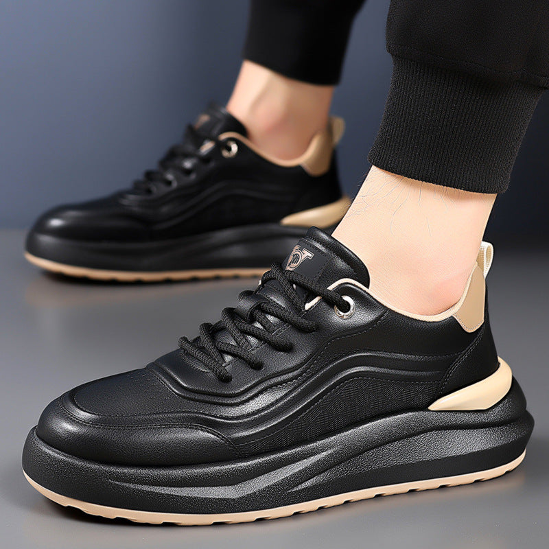 Men's Fashionable Classic Sports Versatile White Board Sneakers