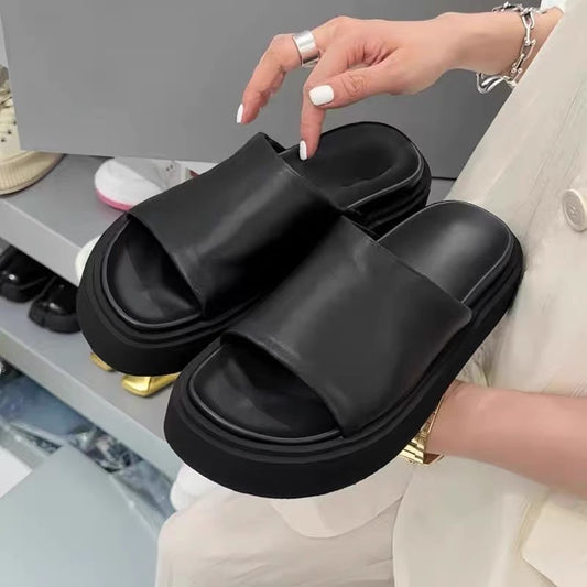 Surface Sole Increased Outer Wear Thick Slippers