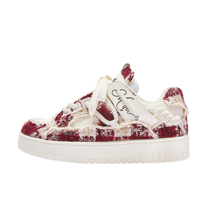 Women's & Men's Destruction Aesthetics Bread Red Original Life Classic Style Men's Shoes