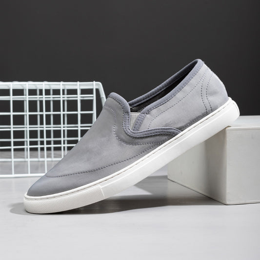Men's Breathable Cloth Korean Style Trendy Versatile Canvas Shoes
