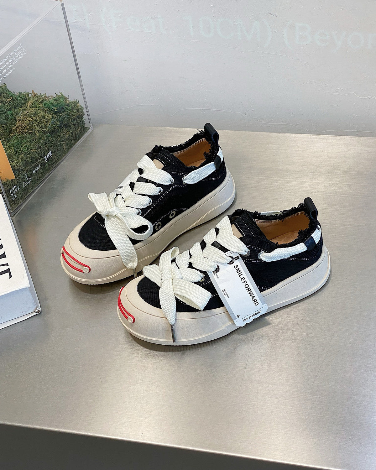 Jack Purcell Platform White Board Tan Women's Casual Shoes