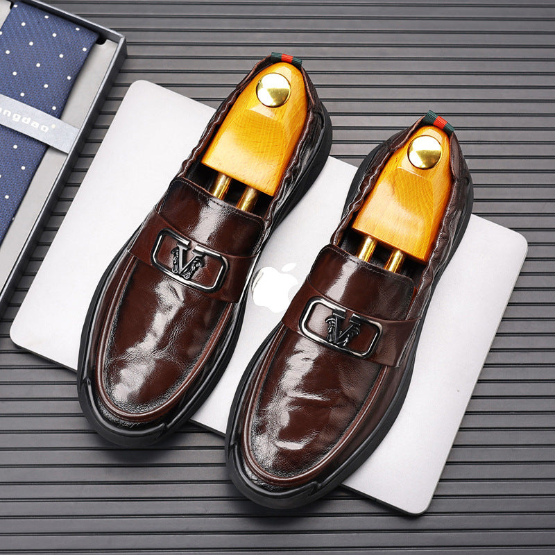 Men's Sheepskin Summer Soft Genuine Surface Slip-on Loafers