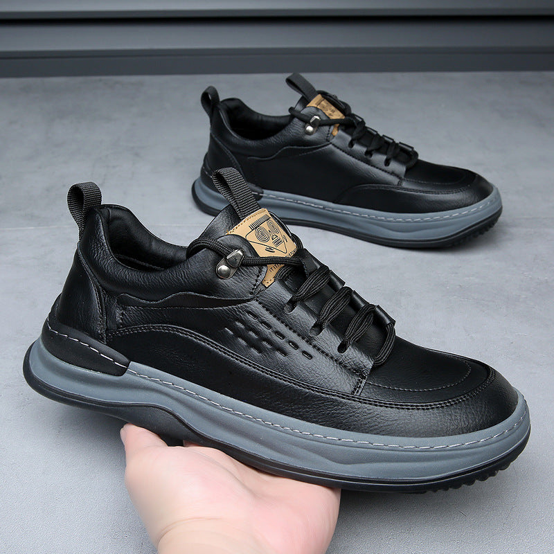 Men's Spring Fashion Breathable White Summer Hollow Sneakers