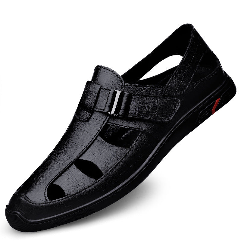 Men's Hollow Toe Box Soft Bottom Beach Sandals