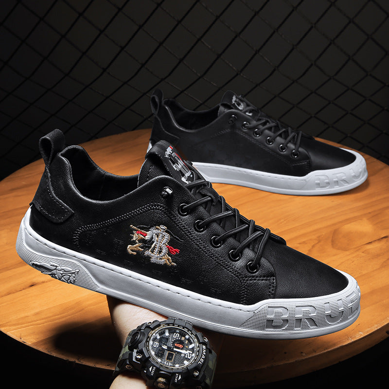 Men's Slip-on White Summer Trendy Breathable Personality Casual Shoes