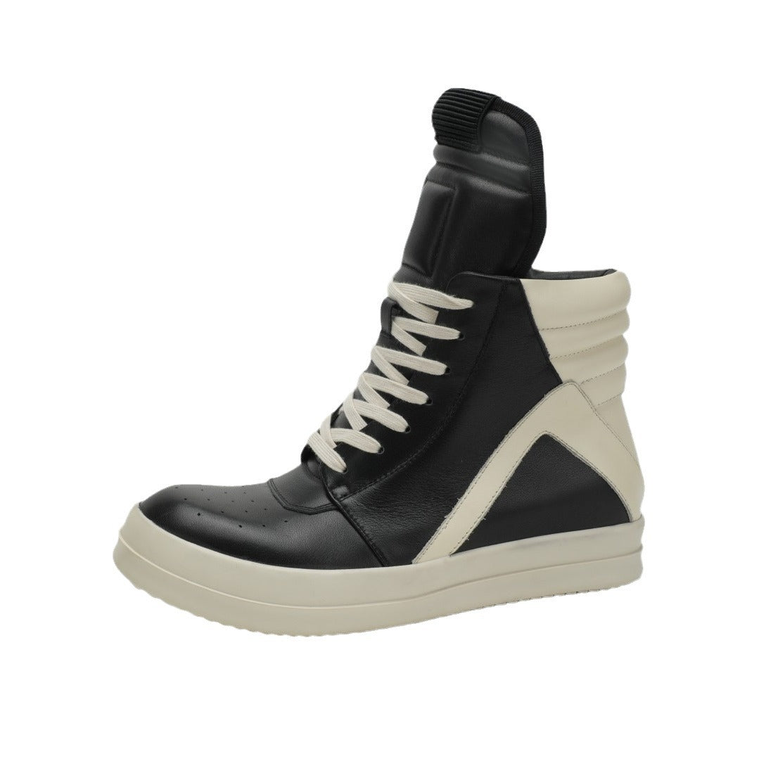 Triangle Genuine Main Line Thick Bottom Dark High Sneakers