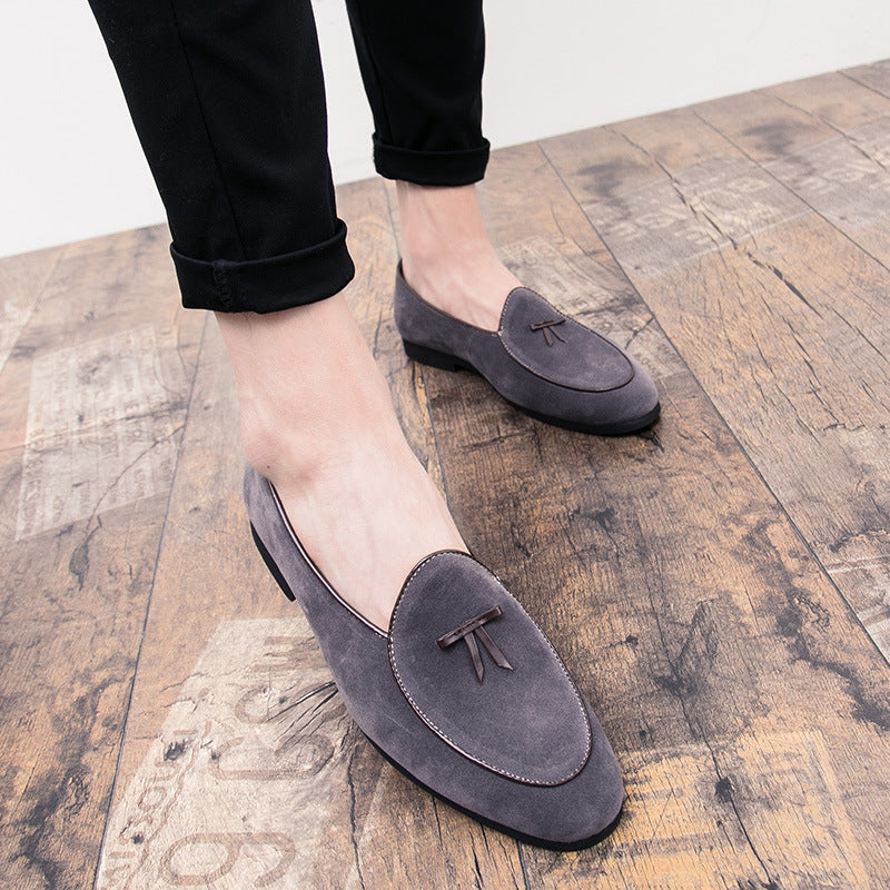 Men's Spring Vintage Flat Bottom Slip On Loafers