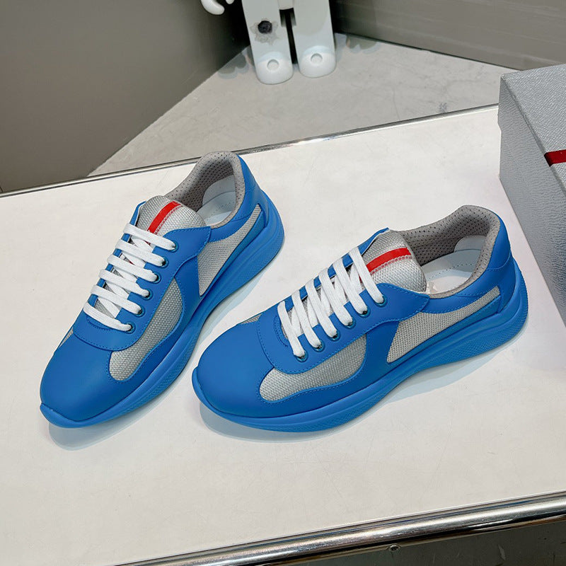 Stitching Male Female Trendy Light Luxury Mesh Sneakers