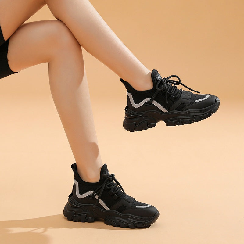 Women's Platform Dad Show Feet Small Sports Men's Shoes