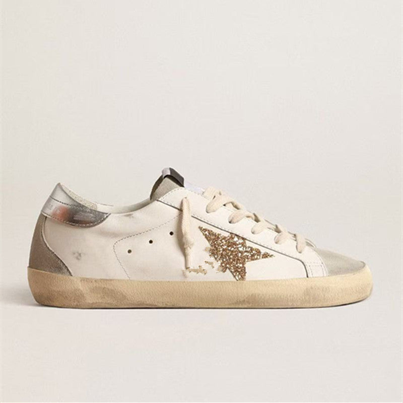 Five-pointed Star Golden Goose Couple Fashion Sier Men's Board Shoes
