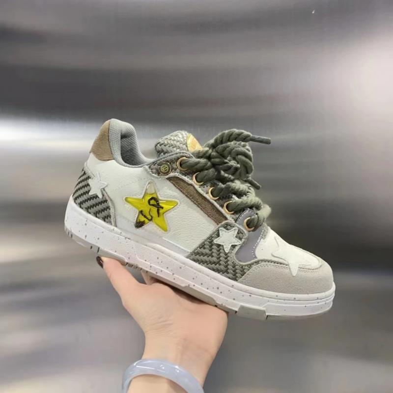 Women's & Men's West Lake Tea Star National Fashion Niche Sneakers