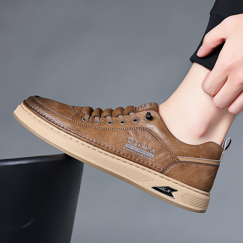 Men's Fashion Trendy Retro Slip-on Lazy Wild Men's Board Shoes