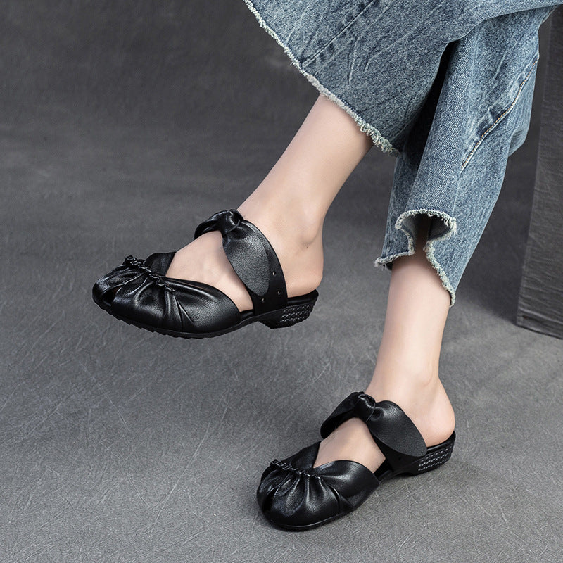 Women's Breathable Soft Bottom Surface Flat For Sandals