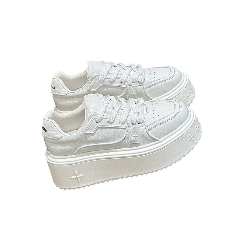 Women's High Bread Height Increasing Board Muffin Sneakers