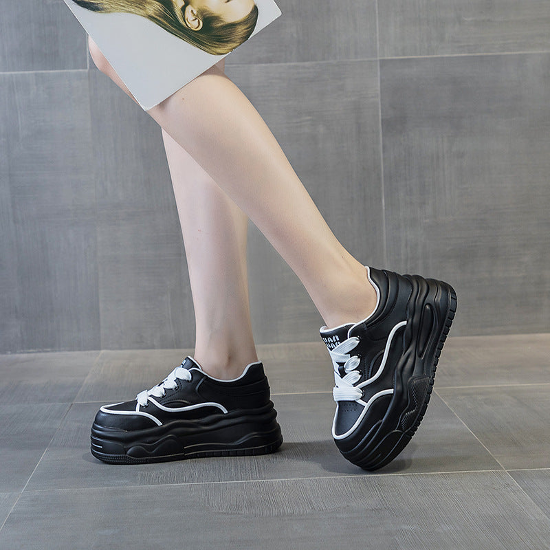 Women's Wear Platform Fashion Sports Leisure Board Slim Leg Women's Casual Shoes