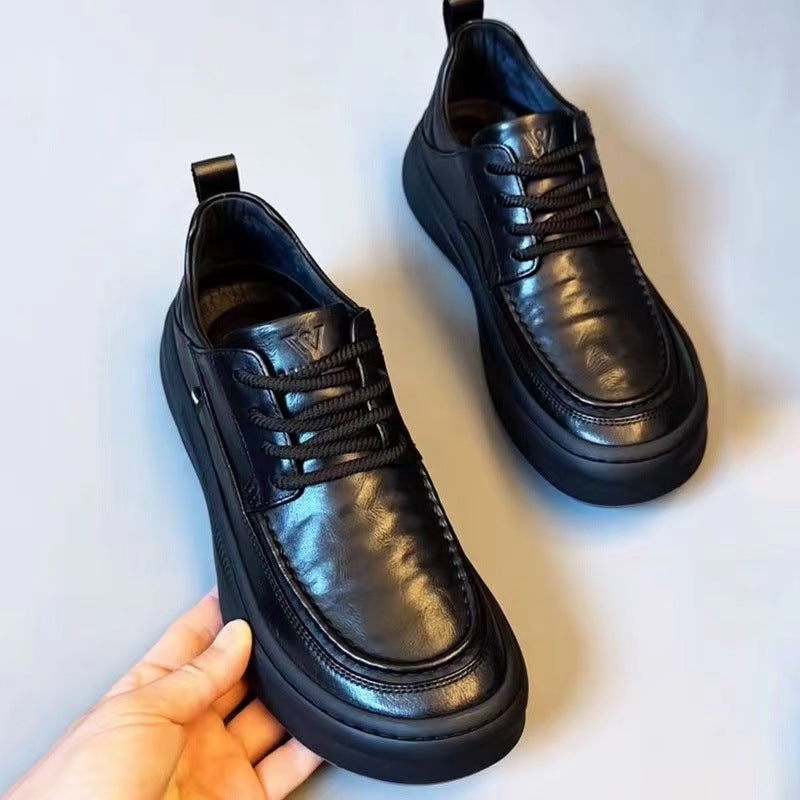 Casual Popular Glamorous Men's Cowhide Versatile Loafers