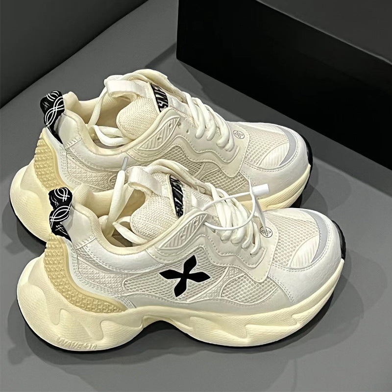 Women's Retro Jogging Dad Zhang Raise The Sneakers