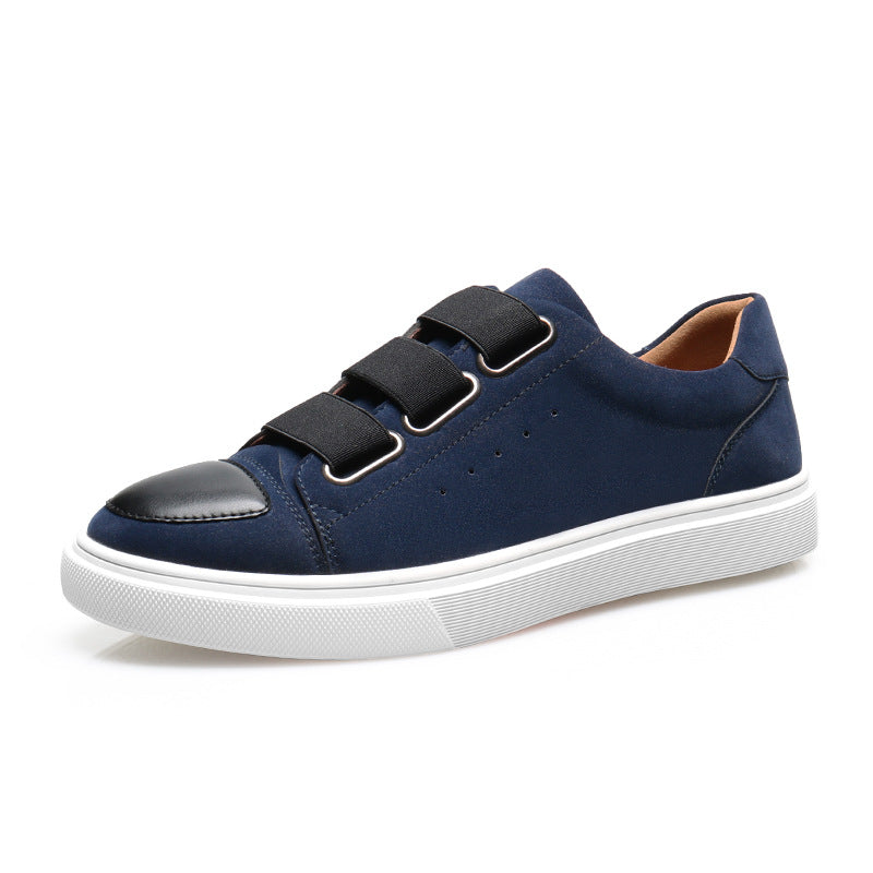 Men's British Wild Slip-on Elastic Band Flat Sneakers