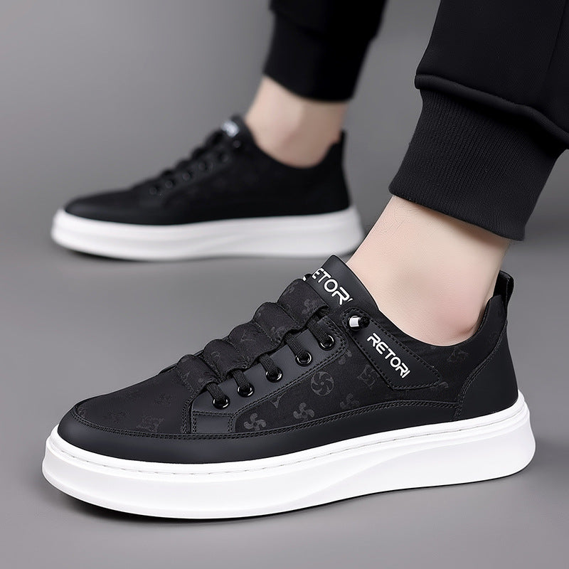 Men's Summer Ice Silk Cloth Board Breathable Sneakers