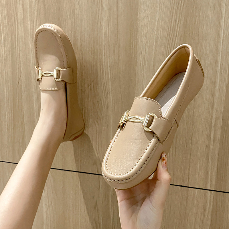 Women's Genuine Doug Korean Pregnant Low-cut Pumps Women's Casual Shoes