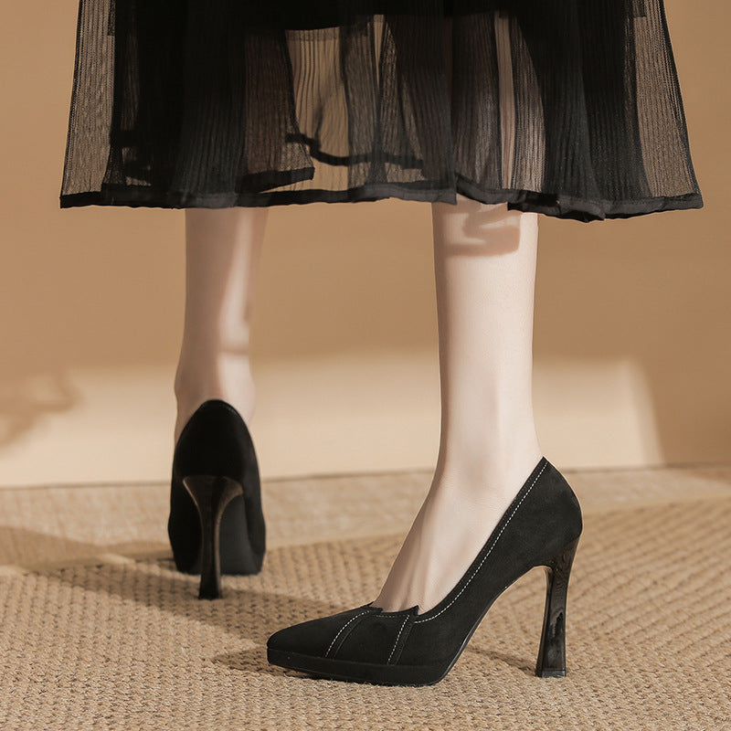 Women's Platform Not Tired Feet Pumps Autumn Heels