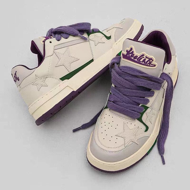 Women's & Men's Platform Height Increasing Niche Hip Hop Sneakers