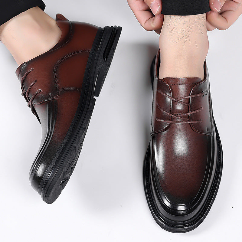 Men's Soft Bottom Surface Business Versatile Breathable Leather Shoes