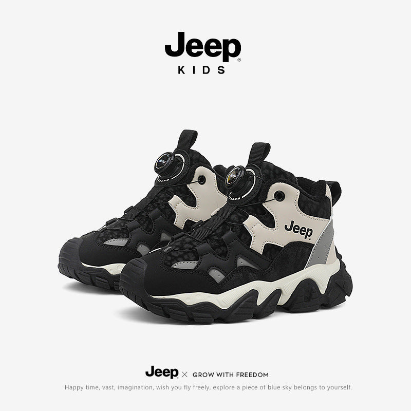 Children's Jeep Winter Surface Two Cotton Thermal Sneakers