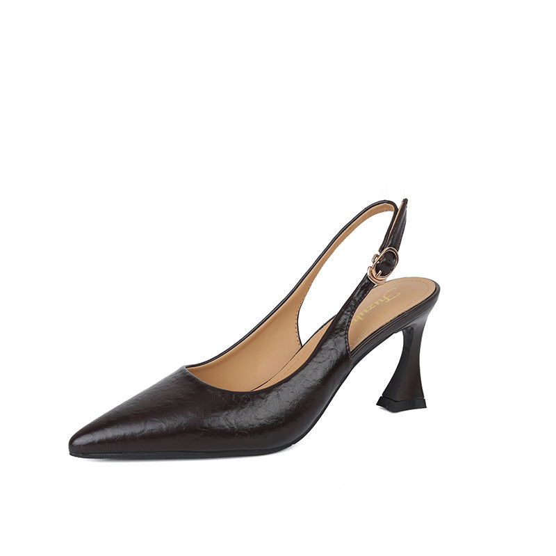 Women's Pointed High Stiletto Pumps Back Empty Heels