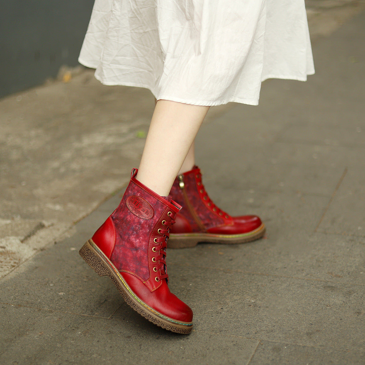 Women's Style Retro Comfortable Dark Goth Wind Boots