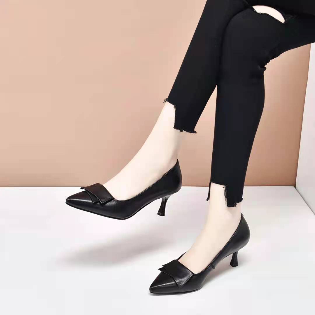 Women's Spring Pointed Toe Pumps Stiletto High Small Women's Shoes