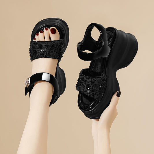 Women's Platform Summer Muffin Slimming Rome Beach Sandals