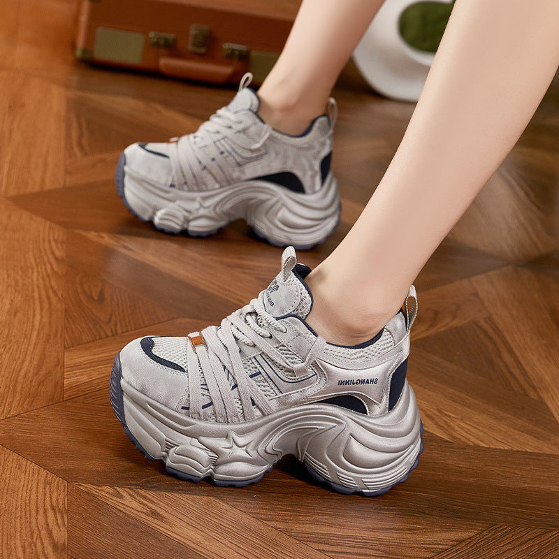Women's Korean Style Fashionable Soft Bottom Height Women's Shoes