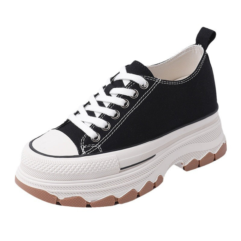 Women's Leisure Thick Bottom Height Increasing Insole Casual Shoes