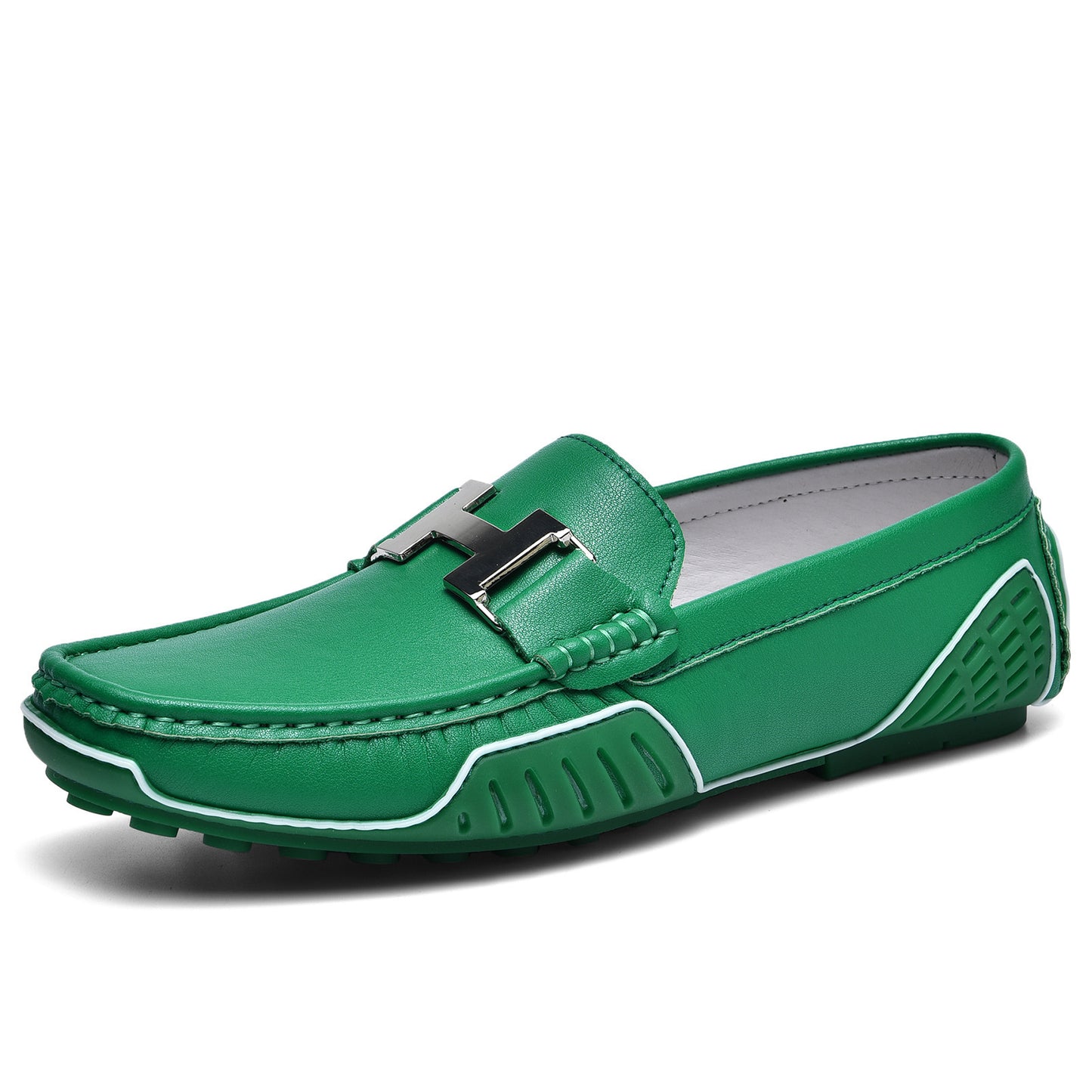 Men's Streaming Genuine Doug Breathable British One Pedal Driving Casual Shoes