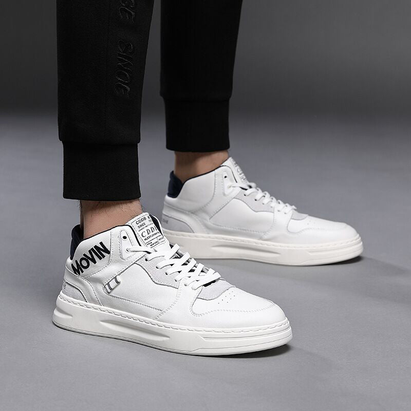 Men's Genuine Made Korean Versatile High Waist Sneakers