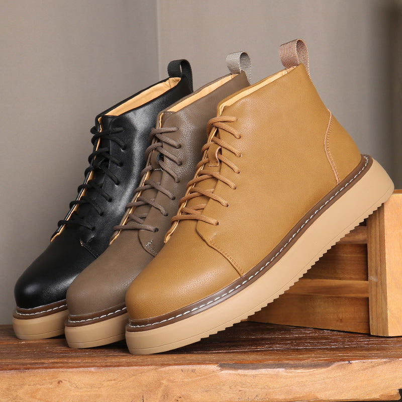 Men's Martin Vintage Cowhide Classic Worker Outdoor Boots